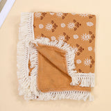 Cotton Muslin Baby Swaddle Blanket Tassel Receiving Blanket for Newborn Baby Items Bedding Swaddle Wrap Babies Stroller Cover