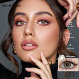 Color Contact Lenses For Eye Natual Brown Contacts Lens Beauty Makeups Blue/Green/Gray Pupils for Dating and Party
