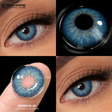 1pair Blue Contact Lenses for Eyes Natural Colored Contact Blue Eyes Lenses Fashion Contacts Lenses Yearly Green Pupil