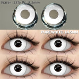 2pcs Cosplay Colored Contact Lenses Anime Contact Lenses Blue Eye Lenses Yearly Crazy Halloween Makeup Colorful Lens