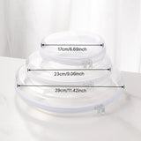 3pcs Clear Round Waterproof Makeup Bag Set,Portable Double Zipper Travel Storage Pouch,Travel Toiletry Bag,Multi-Purpose Organizer