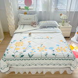 New Latex Summer Mat Summer Quilt Four-Piece Washable Summer Fabric Cooling Mattress Dormitory Soft Seat