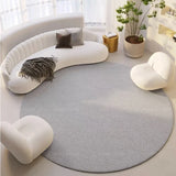 Nordic Round Carpet for Living Room Large Area Light Luxury Bedroom Decor Bedside Plush Mat Dressing Chair Rug Tapis