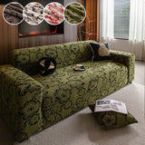 1PC-Elastic shu mianrong sofa cover retro autumn and winter sofa cover all inclusive universal set anti cat scratch cover cloth