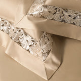 Premium 1000TC Egyptian Cotton Luxury Hollow Wide Edge Embroidery Bedding Set Duvet Cover Flat/Fitted Bed Sheet Pillowcases 4Pcs