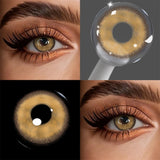 Colored Contact Lenses Silvana Brown Blue Green Color Contacts Eye Lens Eyes Half Year 2Pcs