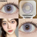 2Pcs Yearly Soft Circular Colored Contact Lenses Beauty Pupil Gray Blue Eyes Green Makeup Pink Fast Shipping High Quality