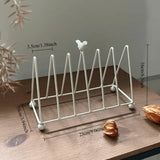 Retro Bird Triangle Cutlery Rack Kitchen Dish Storage Organizer Home Desktop Bookshelf Dining Table Decor Household Kitchen Tool