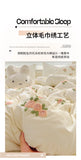3/4Pcs Washed Cotton Skin-friendly Soft Princess Rose Towel Embroidery Flowers Bedding Set Soft Duvet Cover Bed Sheet Pillowcase