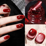 10ml Cat Magnetic Gel Sparkling Ultra Gold Glitter Soak Off UV LED Gel Nail Art Varnish Manicure Valentine's Day