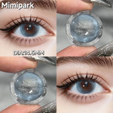 Big Diameter Colored Contacts 2pcs Multi-Style Glossy Lenses for Cosplay Role Play 0.00D No Power