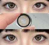 Colorcon 1Pair Colored Contact Lenses with Degree Myopia Lenses Brown Lenses High Quality Natural Eye Lenses Fashion