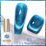 10ml Winter Water Light Cat Magnetic Gel Nail Polish Nail Supplies Vernis Semi Permanent Gel Christmas Xmas Gel