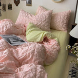 Comforter sets Bedding Set for Boys Girls Bedroom Duvet Cover Pillowcase Bedspread Simple Fashion Bed Sheet Set Bed Linens