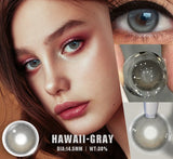 1 Pair Myopia Lenses Color Contact Lenses with 0~-8.00 Prescription Degree Cosmetic Natural Black Big Eyes Lens Yearly