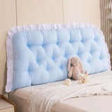 1pcs Princess Style Dormitory Back Cushion Universal Anti Collision Bedside Decoration Backrest Soft Tatami Headboard Cushions