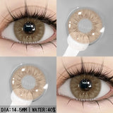 1Pair New Color Contact Lenses for Eyes Purple Lenses Gray Pupils Lens Brown Eye Lens Yearly Cosmetic Blue Eye Contacts