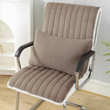 Milk Velvet Integrated Chair Cushion Household Dining Chair Cushion Comfortable Stool Covers for Prolonged Sitting in The Office