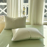 New Stripe Series Quilt Cover Skin Friendly 4-piece Bedding Set Pillow Case with Bed Sheet Four General 150x200 200x230