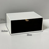 Desktop Cosmetic Organizer Case Set Table Makeup Storage Box Organizer Drawer Storage Box Desk Stationery Storage Rack Plastic