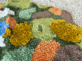 Luxury Green Moss Fairy Rug Turfting Rugs Home Decor Shaggy Carpet Livingroom Landscape Rug Patio Floor Mat Housewarming Gift