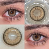 14.2mm Mirage Blue Small Pupil Colored Contact Lenses Half Yearly Natural Soft Lens For Women Daily Makeup Contacts