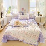 new skin-friendly washed cotton summer quilt printing air conditioner quilt summer cool quilt machine wash single double