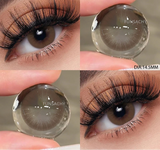 2pcs Colored Contact Lenses for Eyes Natural Blue Contact Lenses Eye Makeup Contact Yearly Gray Beauty Pupil Women Lens