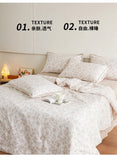 A-Class Double-Layer Soy Fiber Summer Quilt Air Conditioning Single Person Cool Thin Quilt Breathable for Student Home Textiles