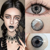 1Pair Hot Sales Color Contact Lenses for Cosplay Myopia Anime Grey Lens Cosmetics Beauty Pupil Contacts Fast Shipping