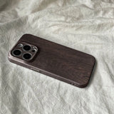 Ins Wood Grain Primary Color Case for IPhone 16 15 14 13 Pro Max 12 11 Plus Anti Drop Protective Ultra Thin Hard Acrylic Cover