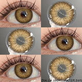 1Pair Gray Colorcon Contact Lenses for Eyes Beautiful Lenses Cosmetic Brown Pupils Blue Lens Green Eyes Contacts Yearly