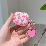 Luxury Pink Lover Heart Case For AirPods Pro 2 3 Earphone Funda For AirPods Pro 2nd Pro2 Generation Coque For AirPod Pro 2 USB C