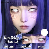 Anime Cosplay Contact Lenses Purple Lenses Halloween White Lenses Dragon Eye Cosplay Lenses Colored Pupils for Party