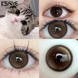 2PCS Colored Contact Lenses Korean Natural Lenseses Soft Lens Eye Beauty Pupil ﻿Green Lenses