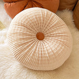 Nordic INS Style Pumpkin Pillow 40/45cm Round Yellow Cushion for Living Room Sofa Decoration Office Chair