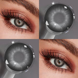 Contact Lenses 1Pair of Black Colored Contacts for Small Pupil Eyes Makeup Lens Fashion Cosmetics Lenses Half Yearly