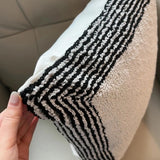 Modern Tufting Cushion Cover Black White Bowtie Pillow Case Nordic Geometric Home Back Support Pillowcase Decorations 45*45cm