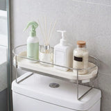 Stainless Steel Bathroom Storage Rack Gap Storage No-Drill Bathroom Shelf Large Capacity Multifunctional Toilet Rack Kitchen