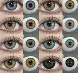  1 Pair Color Contact Lenses for Eyes Cosmetic High Quality Blue Lenses Green Contact Fashion Cosmetic Eye Contacts
