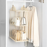 Practical Fabric Hanging Organizers Simple Designs Hanging Storage Bag with Multi Layer For Easy Homes Organization