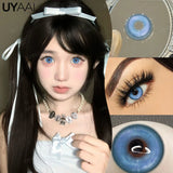NEW Cosplay Colored Contact Lenses for Eyes Anime Purple Lenses Cosmetic Blue Eye Contacts Brown Natural Fashion Lenses