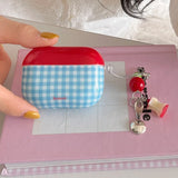 New Japan Korea Creative Wireless Bluetooth Earphone Protective Case For Airpods 2 3 4 Pro 2 2nd Soft Cover Lovely Pendant