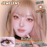 2pcs Color Contact Lenses Anime Golden Yellow Purple Pupil 6months Halloween Cute Eye Circle Lens 14.2mm