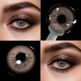 Unspoken Power Colored Contact Lenses with Prescription 14.2mm 6 Months Natural Eye Beauty Makeup Soft Lens