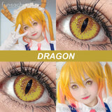 2pcs Hot Cosplay Contact Lenses for Eyes Black Eye Lenses Red Lens Eye Makeup for Halloween Anime Cosplay Crazy Lenses