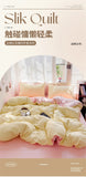 Solid Color Bedding Set Kids Twin Full Queen Size Washed Cotton Single Couple Duvet Cover Set Quilt Cover Pillowcases Bed Linen