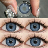 Natural Color Lens Eyes 2pcs Color Contact Lenses For Eye Blue Beauty Contact Lenses Eye Yearly Cosmetic Color Lens