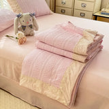 Bubble Cotton Summer Quilt Air Conditioning Quilt Soft Skin-friendly Lightweight Adults Single Double Home Textiles 200*230cm