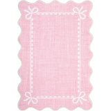 Pink Carpet for Living Room Bedroom Bedside Floor Mats Long Strip Soft Plush Rugs Machine Washable Foldable Large Area Mat